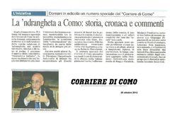 La ‘ndrangheta a Como: storia, cronaca e commenti