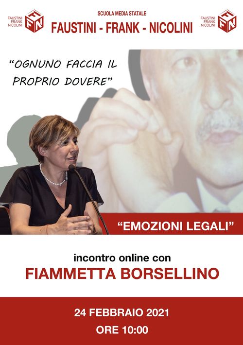 EMOZIONI di LEGALITA’ con Fiammetta Borsellino